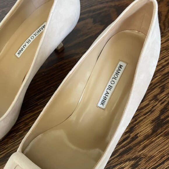 Manolo Blahnik Maysale Pump 50 - BRAND NEW - Size 39.5 EU (9US/8.5US) - Picture 10 of 15